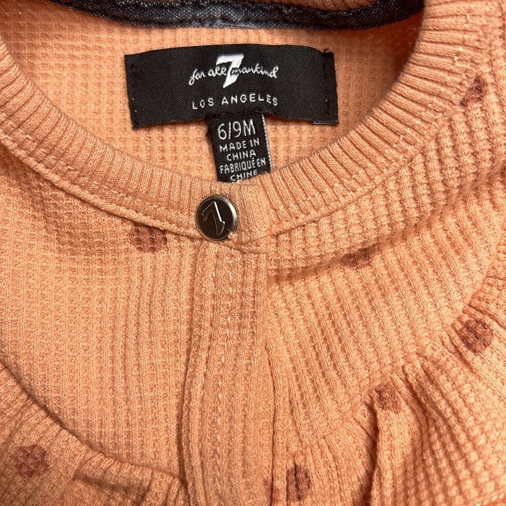 Infant 7 For All Mankind Thermal Onesie - Picture 2 of 10